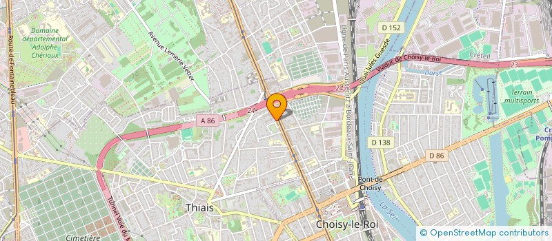 localisation de l'entreprise SARL NADRO SECURITE PRIVEE  THIAIS