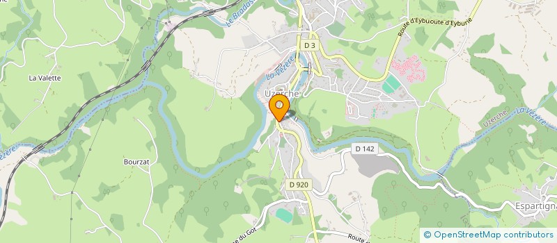 localisation de l'entreprise SARL NADSTAC à UZERCHE