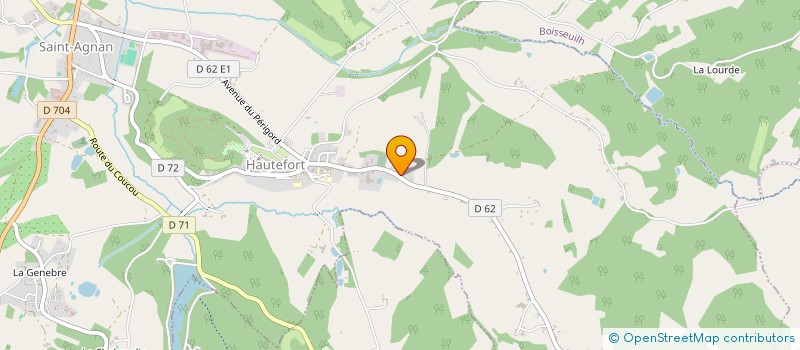 localisation de l'entreprise SARL NAGC  HAUTEFORT
