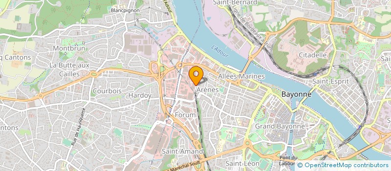 localisation de l'entreprise SARL NAHIA à BAYONNE