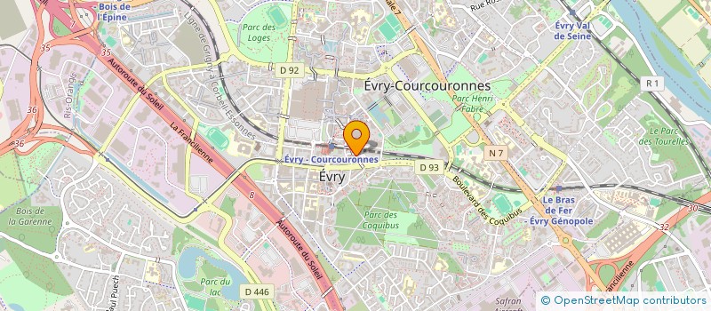 localisation de l'entreprise SARL NAIL S BEAUTY à EVRY-COURCOURONNES