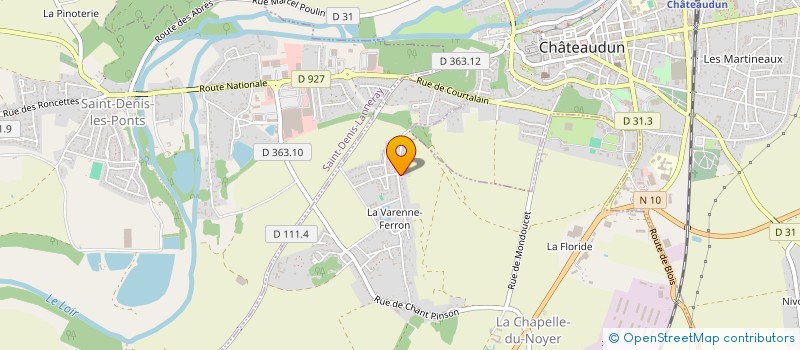 localisation de l'entreprise SARL NAM CONSTRUCTIONS à LA CHAPELLE-DU-NOYER
