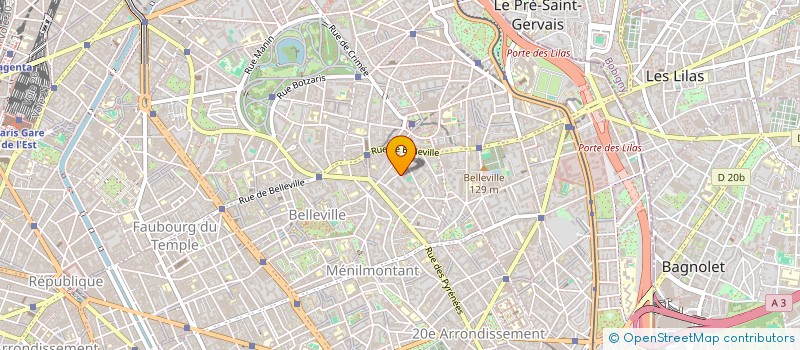 localisation de l'entreprise SARL NAMONE  PARIS