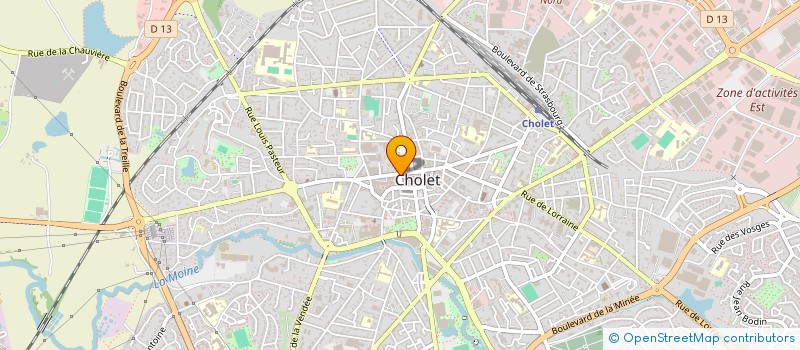 localisation de l'entreprise SARL NANA MULTI à CHOLET