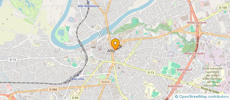 localisation de l'entreprise SARL NANICHEL à ALBI