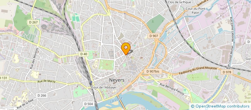 localisation de l'entreprise SARL NANU EXO à NEVERS