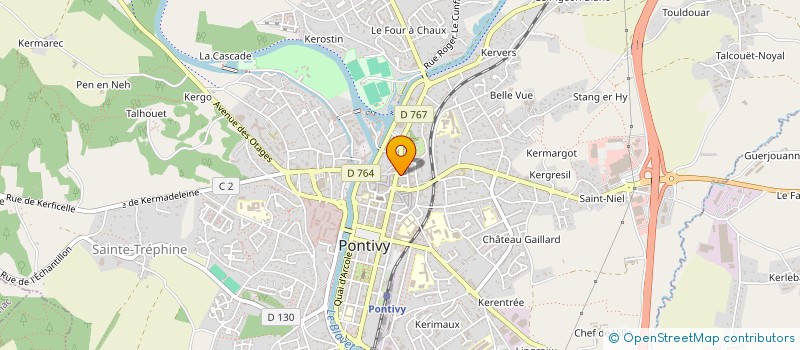 localisation de l'entreprise SARL NAPOLEON CLUB à PONTIVY