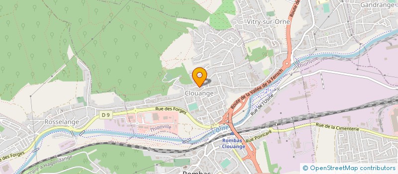 localisation de l'entreprise SARL NAPOLI FRERES  CLOUANGE