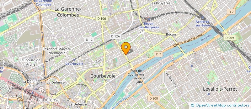 localisation de l'entreprise SARL NAPOLITAINE à COURBEVOIE