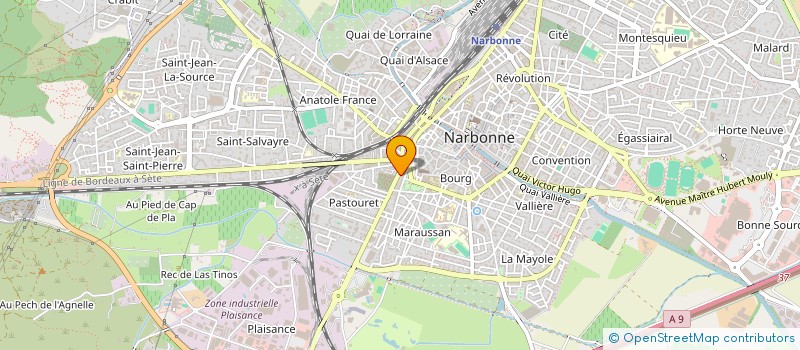localisation de l'entreprise SARL NARBONNE CAMPING CARS à NARBONNE