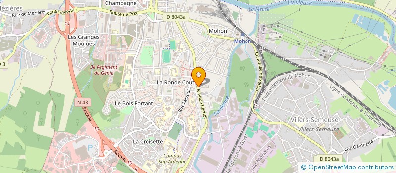 localisation de l'entreprise SARL NARDAL à CHARLEVILLE-MEZIERES