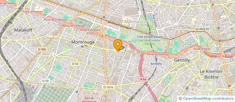 localisation de l'entreprise SARL NARDIN à MONTROUGE