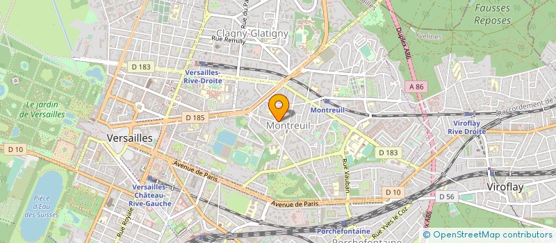 localisation de l'entreprise SARL NARDON à VERSAILLES