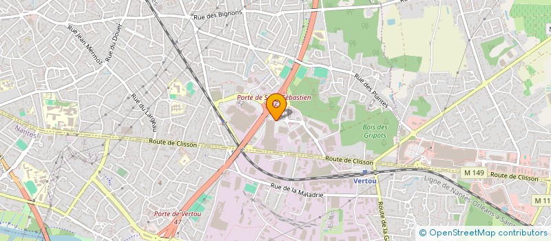 localisation de l'entreprise SARL NATE à SAINT-SEBASTIEN-SUR-LOIRE
