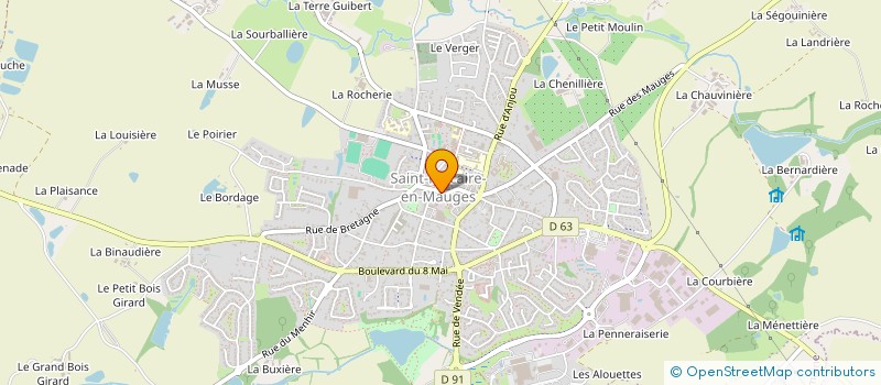 localisation de l'entreprise SARL NATHALIE B  SEVREMOINE