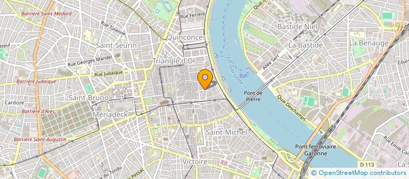 localisation de l'entreprise SARL NATHALIE ET ARNAUD CUISINIER à BORDEAUX