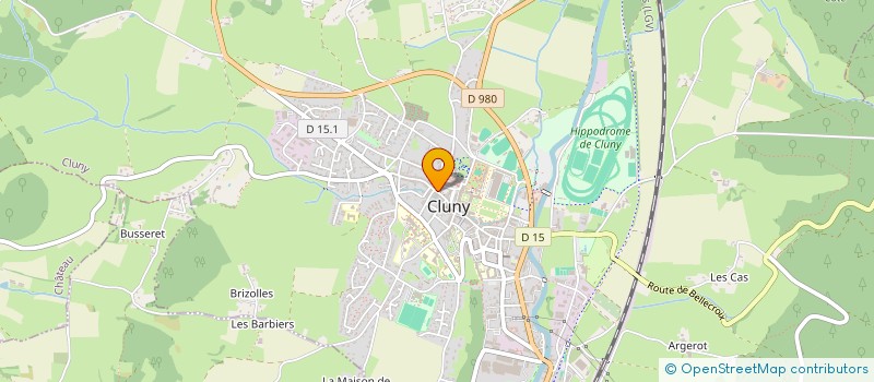 localisation de l'entreprise SARL NATHEVE à CLUNY