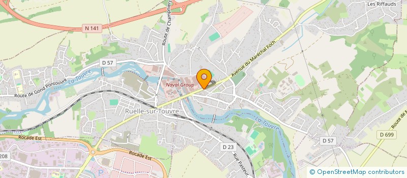 localisation de l'entreprise SARL NATHY  RUELLE-SUR-TOUVRE