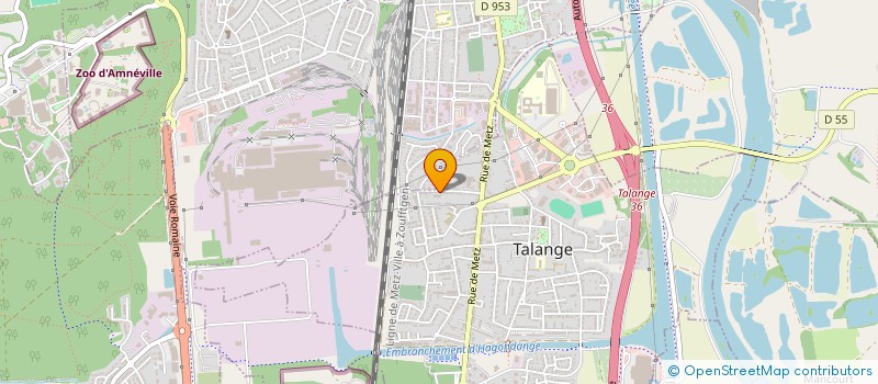 localisation de l'entreprise SARL NATIONAL BLANCHISSERIE à TALANGE