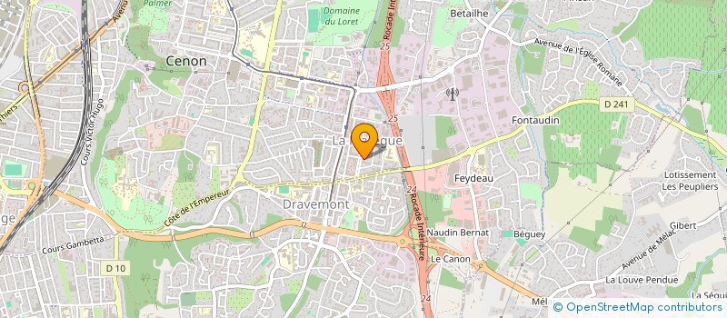 localisation de l'entreprise SARL NATIONALE DE CONSTRUCTION 3000  CENON