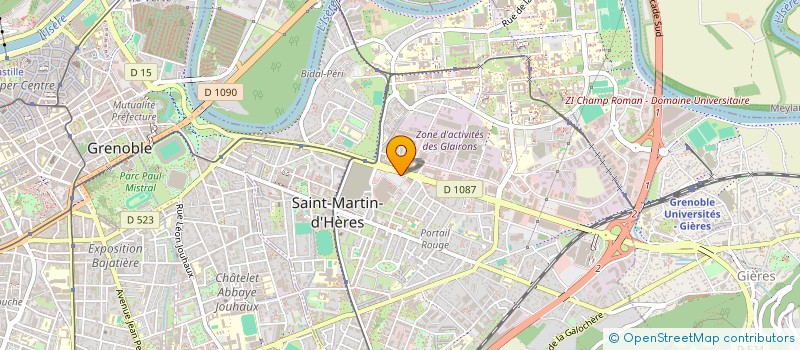 localisation de l'entreprise SARL NATUFLOR  SAINT-MARTIN-D'HERES