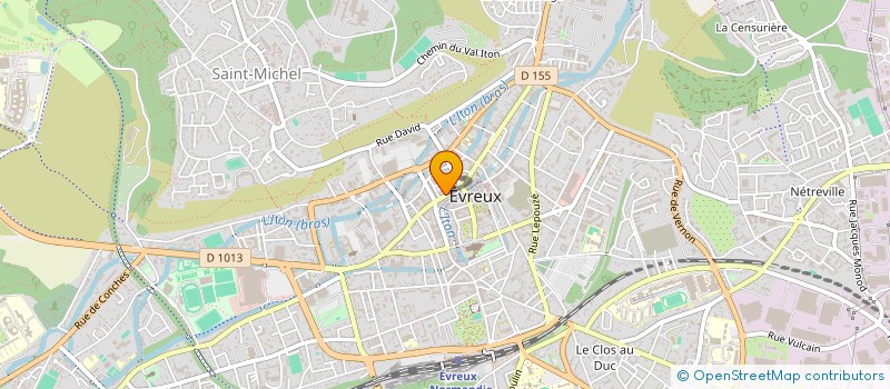 localisation de l'entreprise SARL NATURE ET FLEURS à EVREUX