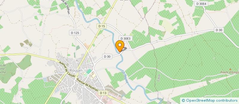 localisation de l'entreprise SARL NATURE ET JARDINS à ROUJAN