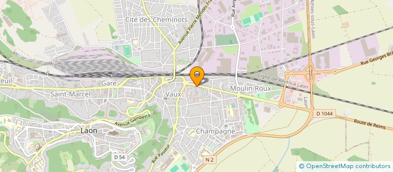 localisation de l'entreprise SARL NATURE ET SANTE à LAON
