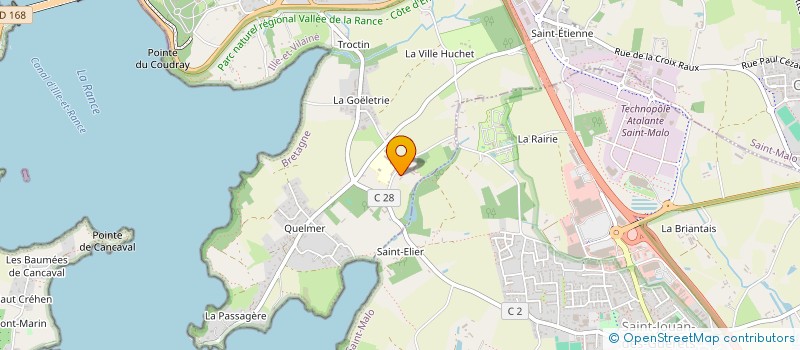 localisation de l'entreprise SARL NATURE PATRIMOINE  SAINT-MALO