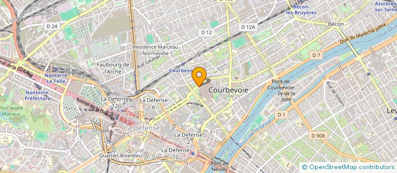 localisation de l'entreprise SARL NATY à COURBEVOIE