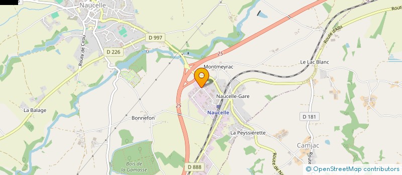 localisation de l'entreprise SARL NAUCELLE-ELEC  NAUCELLE