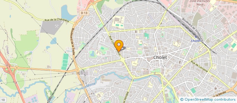 localisation de l'entreprise SARL NAUD GRASSET à CHOLET