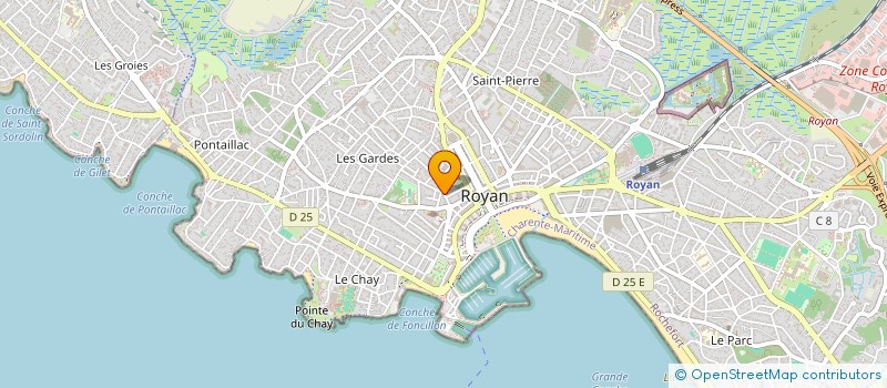 localisation de l'entreprise SARL NAULIN  ROYAN