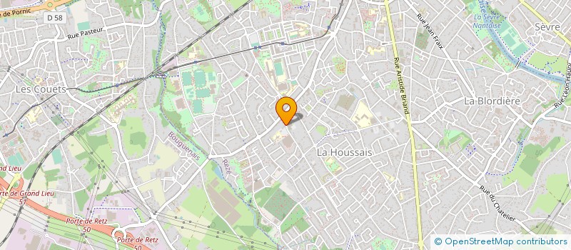 localisation de l'entreprise SARL NAULLEAU INVEST  REZE