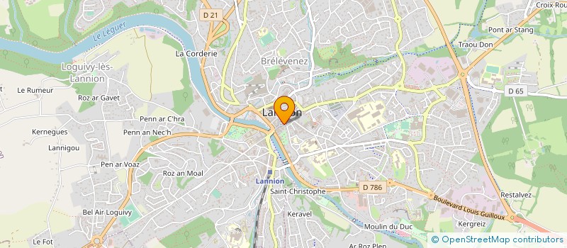 localisation de l'entreprise SARL NAVENOK à LANNION