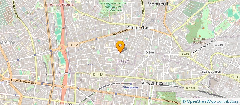 localisation de l'entreprise SARL NAVOISEAU à MONTREUIL