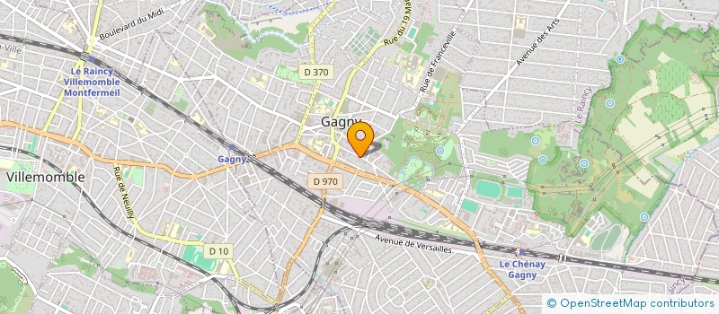 localisation de l'entreprise SARL NAWEL  GAGNY