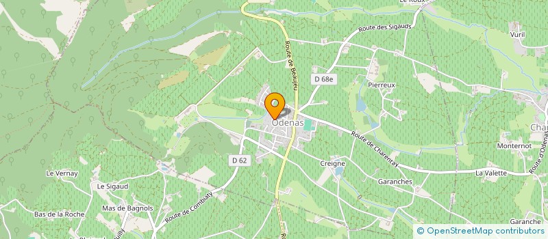 localisation de l'entreprise SARL NAZARET  ODENAS