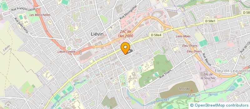 localisation de l'entreprise SARL NB CONSULTANTS  LIEVIN