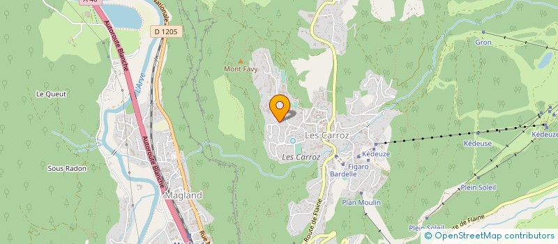 localisation de l'entreprise SARL NBEUNET CONSULTING  ARACHES-LA-FRASSE