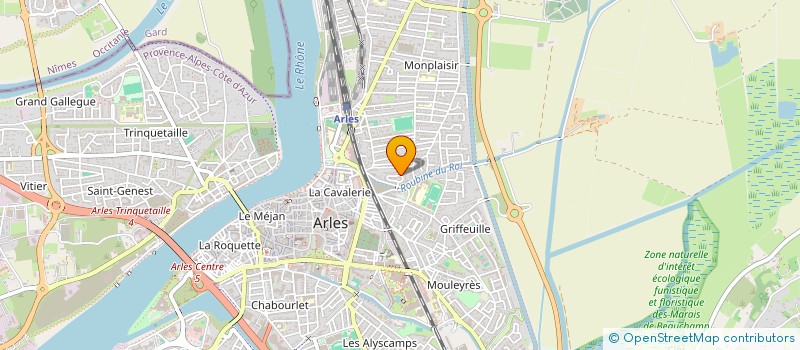 localisation de l'entreprise SARL NC COIFFURE à ARLES