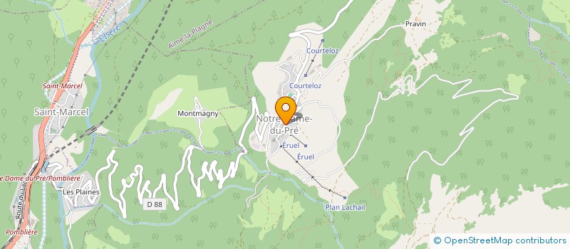 localisation de l'entreprise SARL NDDP  GRESY-SUR-ISERE