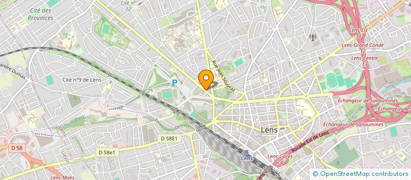 localisation de l'entreprise SARL NDG à LENS