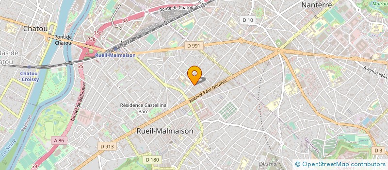 localisation de l'entreprise SARL NDI à RUEIL-MALMAISON