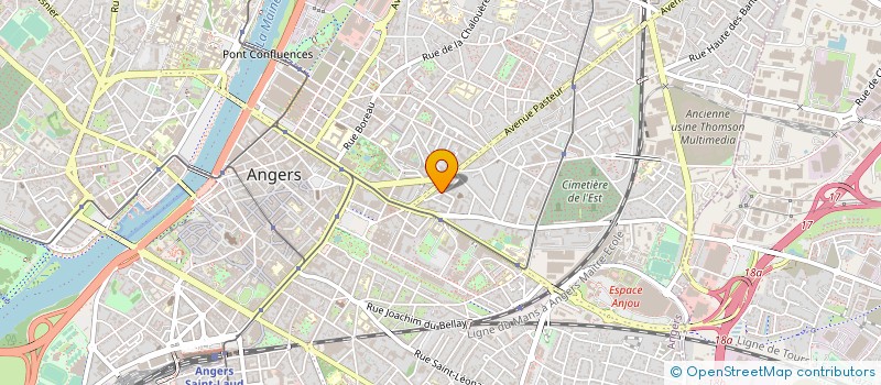 localisation de l'entreprise SARL NEBULYSE à ANGERS
