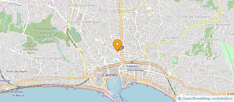 localisation de l'entreprise SARL NEGOCE AGENCEMENT TOUS CORPS D'ETAT à CANNES