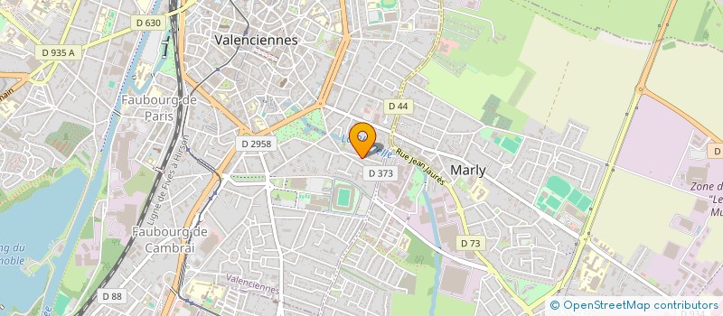 localisation de l'entreprise SARL NEGOCE ALIM  VALENCIENNES