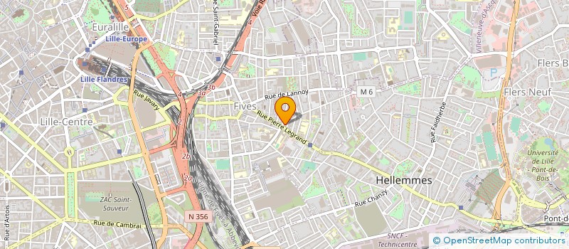 localisation de l'entreprise SARL NEGOCE DU NORD à LILLE