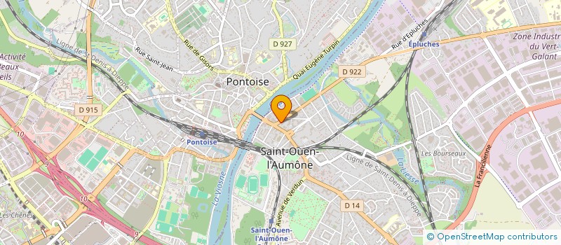 localisation de l'entreprise SARL NEGOCE MEDITERRANEE  ST OUEN L AUMONE