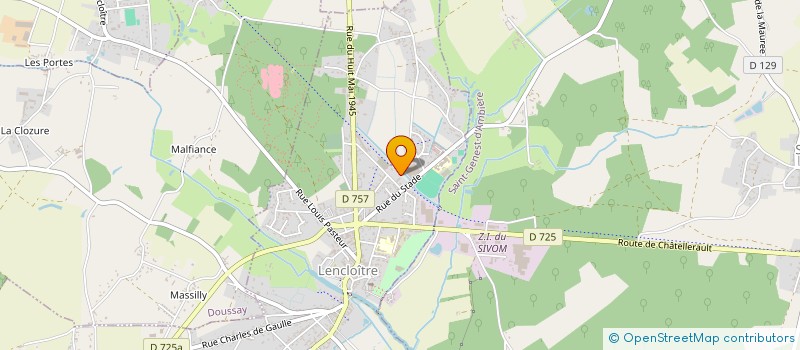 localisation de l'entreprise SARL NEGOCE TRANSPORTS DU HAUT POITOU à SAVIGNY SOUS FAYE